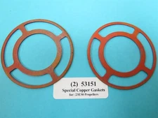 (2) Hamilton Standard 53151 WWII Propeller 23E50 Valve Gasket B-17 B-25 B-26 DC3