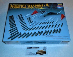 bombs /& tow target system x48-1 A U.S Hasegawa 1//48 Aircraft weapons