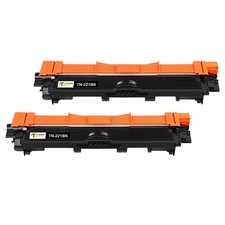 2PK Black TN221BK Toner Compatible With Brother HL-3140CW MFC-9340CDW TN-221
