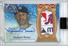 Mariano Rivera 2022 Topps Dynasty Majestic Tag Patch Autograph Card #DAP-MR1 1/1