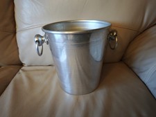 Sektkühler Kühler Champagner Silber Vintage Design Vase Made In France Retro