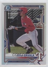 2021 Bowman Draft Chrome Refractor Aaron Zavala #BDC-101 5aj