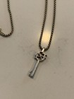 band of Nothing sterling silver key Pendant charm necklace sisterfriend Whirr — photo 2