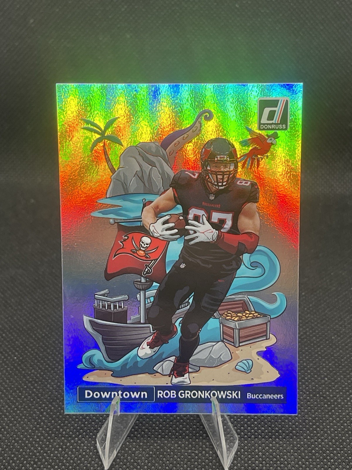 2022 Panini Donruss Optic - Downtown #DT-RG Rob Gronkowski Tampa Bay Buccaneers
