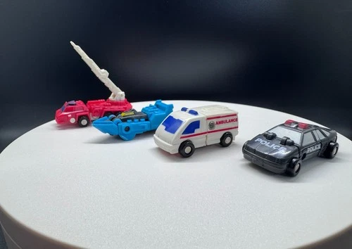 Transformers Original G1 1989 Micromaster Rescue Patrol Complete Set