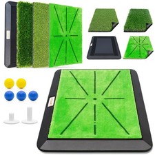 Golf Hitting Mats Training Equipment, Golf Practice Mat with Instant Swing Pa...