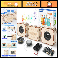 STEM Building Kits for Kids 8-13, DIY Bluetooth Speaker, Science Projects, Gifts