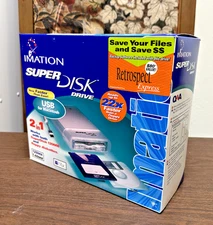 IMATION SD USB M2 SuperDisk Drive for Macintosh (NEVER OPENED) (4)