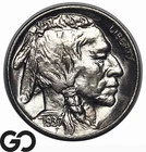 1937-S Buffalo Nickel, Blast White Gem BU++