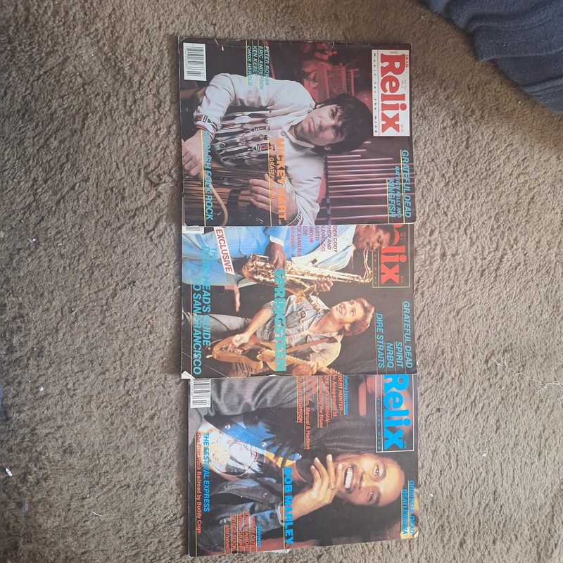 Relix Magazine 3 issues