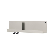 Muuto Folded Shelves Regal Wandregal Schlüsselbrett Regalbrett 63 x 16,5 cm grau
