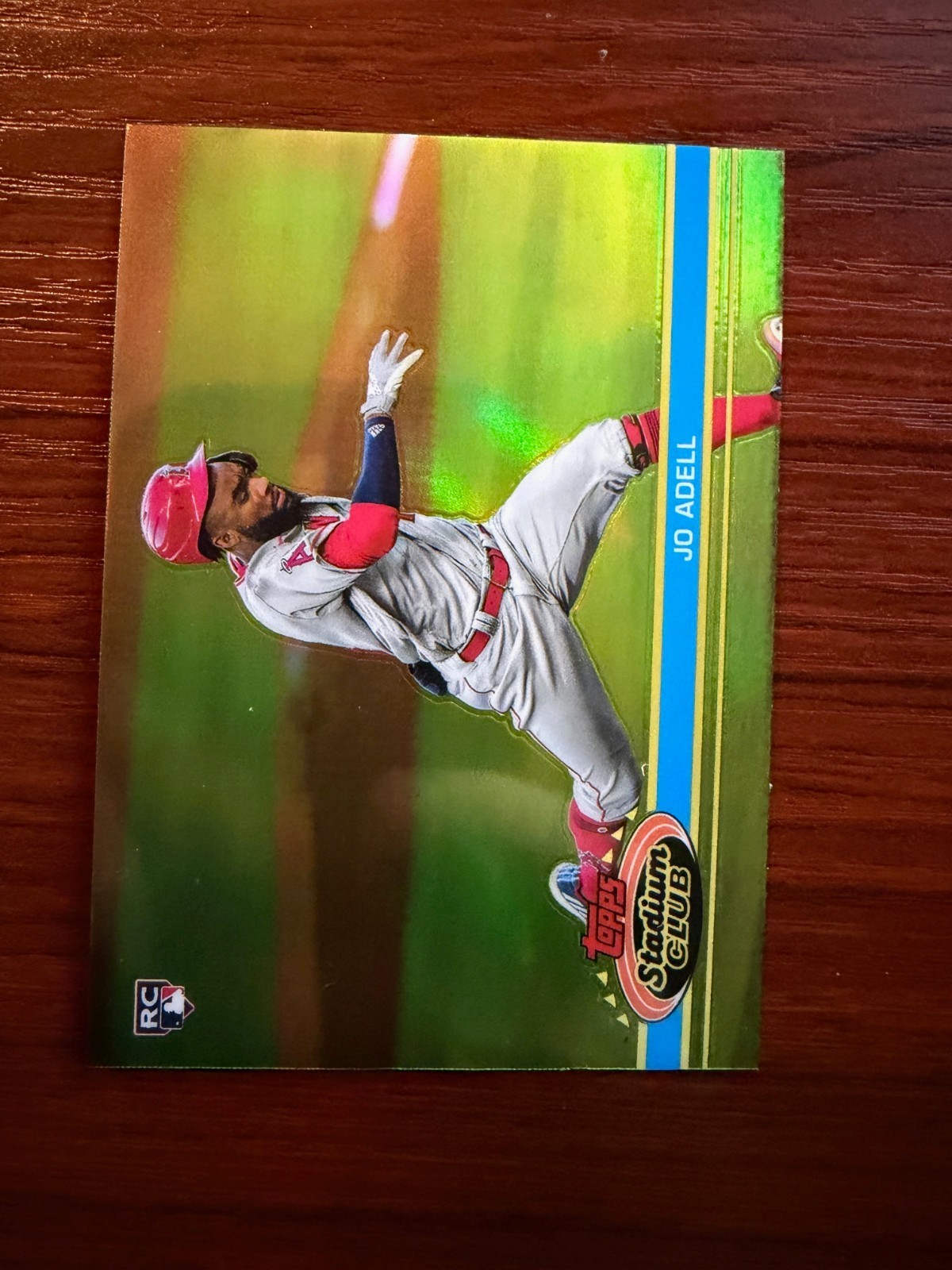 2021 Stadium Club Chrome 1991 Design Variation #231b Jo Adell RC Angels