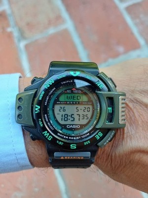 Casio Pro Trek 1170 Japan ATC-1000 Vintage 90er Uhr 