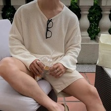 Ubn Bern Boat Neck Summer Loose Fit Knit Sweater