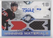 2021-22 SPx Winning Materials Auto 96/99 Tim Stutzle #WM-TS Auto q2c