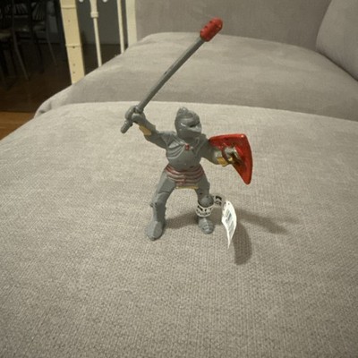 BULLYLAND~Made In GERMANY Ritter KNIGHT W /MACE Rubber  figure