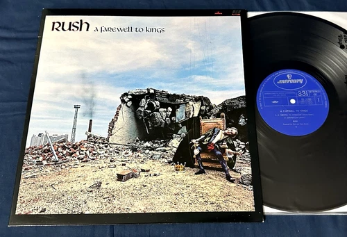 🔥 RUSH "Farewell To Kings" JAPAN 1st Press w/Insert BEAUTIFUL Audiophile MINT-