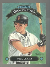 1992 Donruss - Diamond Kings Will Clark #DK-2