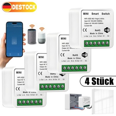 Tuya APP Licht Schalter Switch Wlan Wifi Controller Google&Alexa Smart Life
