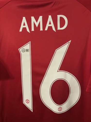 Amad Diallo signiertes Shirt AFTAL GENAUER FOTOBEWEIS TRIKOT MANCHESTER UNITED UTD - Bild 5 von 6