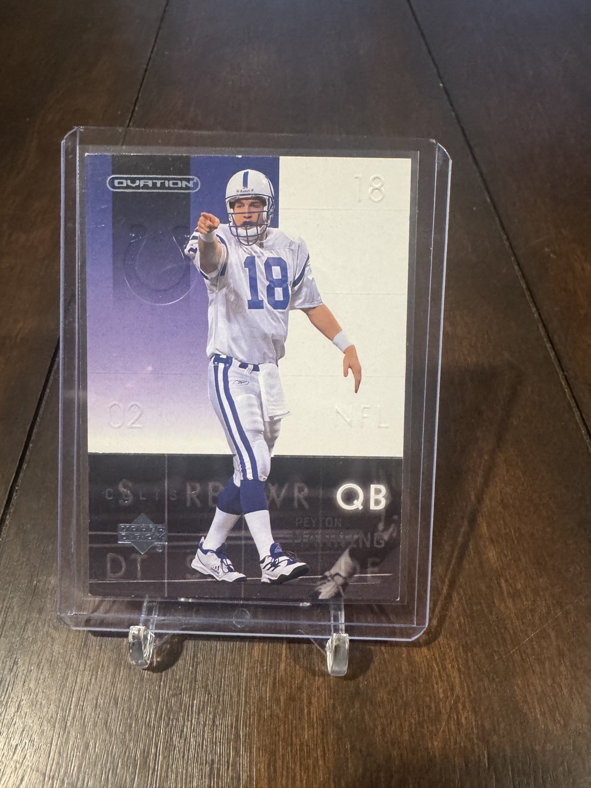 2002 Upper Deck Ovation #37 Peyton Manning