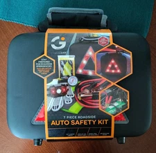 NEW*. 7 Piece Roadside Auto Safety Kit By Smartgear Emergency Kit In Carry Case