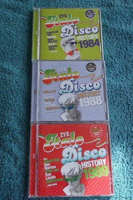 ZYX Italo Disco History job lot: 1984, 1988, 1989 (ZYX Rec. 2022-2024, 6 CD's)