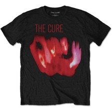 Image of The Cure Pornography Robert Smith Goth Rock Official Mens T-Shirt