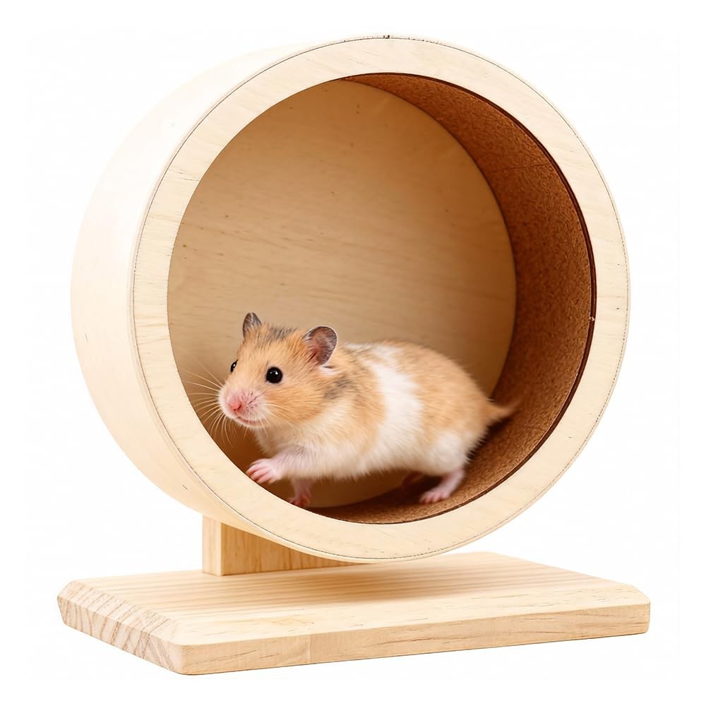 Roue hamster silencieuse de 15 cm pour des nuits calmes sans grincement
