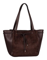 Gabor Letitia Zip Shopper L Shopper UmhäNgetasche Tasche Dark Brown Dunkelbraun