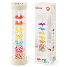 Rain Stick, Montessori Baby Toys for 6-12 Months 1 Year Old, Wooden Rainmaker...