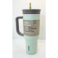 Owala Alpine Sport Green Stainless Steel Travel Tumbler Mug 40 oz