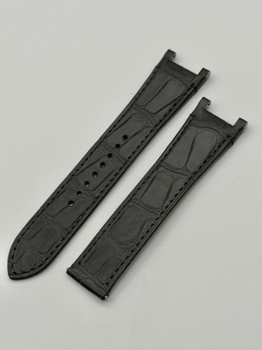 Cartier Pasha Uhrenarmband Leder Alligator grau KDAHLM18 21/18mm - Bild 4 von 10