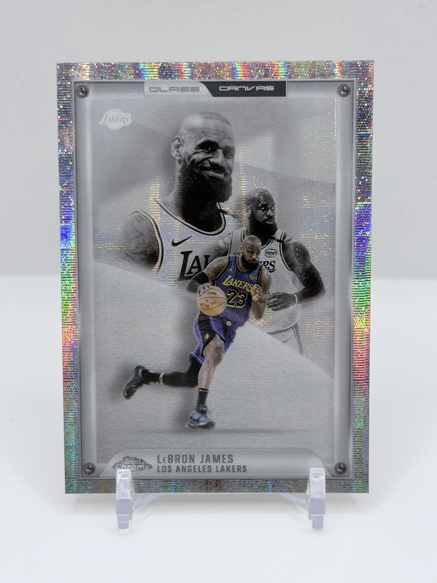 2025-26 Topps Chrome Basketball Glass Canvas LeBron James SSP Case