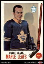 1969 Topps #46 Ron Ellis Maple Leafs 5 - EX