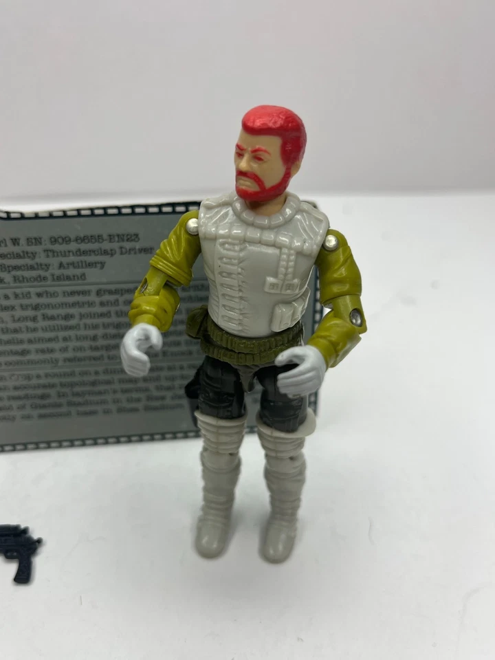 FIGURA DE ACCIÓN DE COLECCIÓN HASBRO 1989 G.I JOE COBRA LARGO ALCANCE 100% COMPLETA Foto 4 de 4