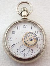 ANTIQUE 18s WALTHAM GRADE 842 17 JEWEL 17J POCKET WATCH