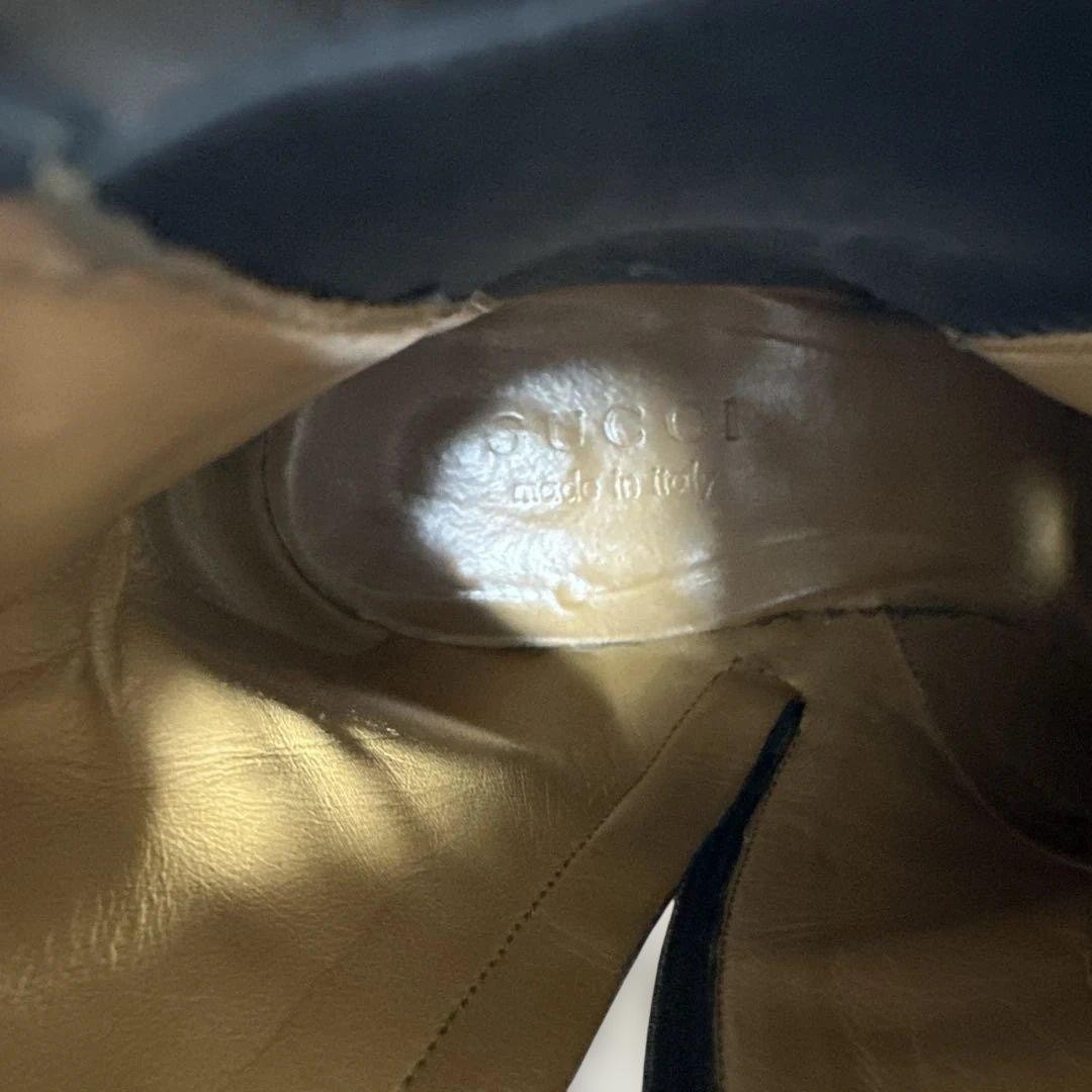 Gucci Ankle Boots Side Zip Black Genuine Leather Size 6.5 About US 7 For Men thumbnail 18