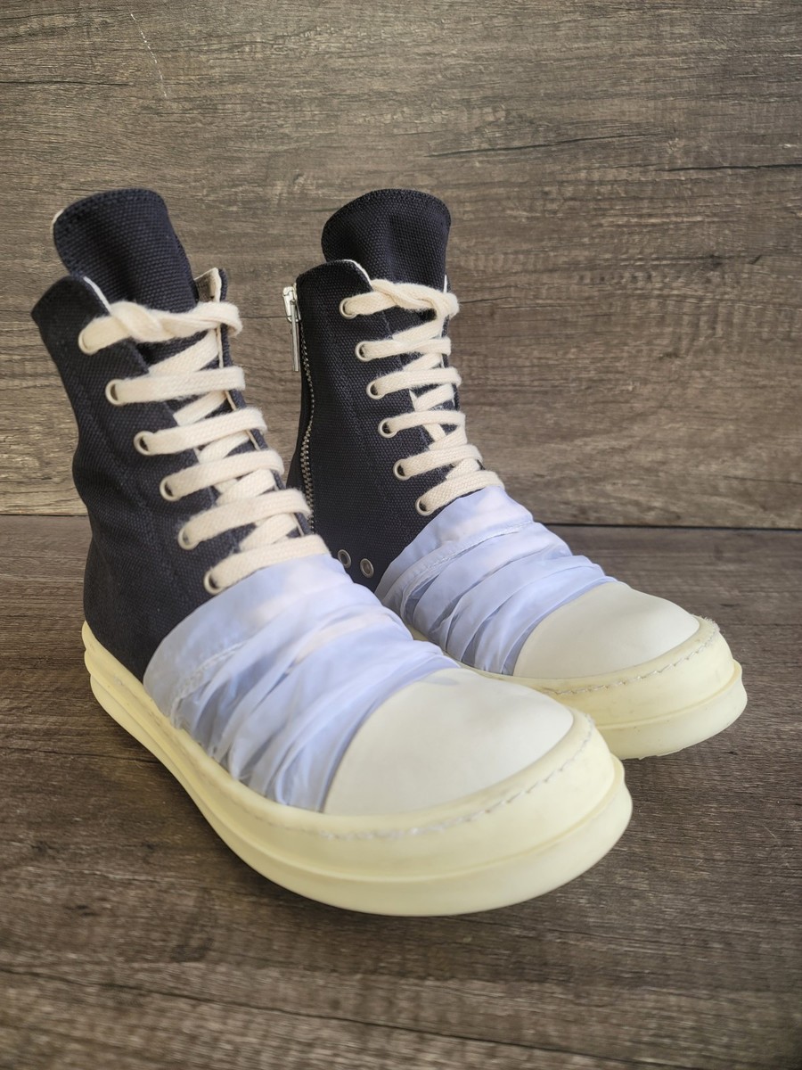 Rick Owens Women's Drkshdw Ramones Hi Top Zipper Black shoes