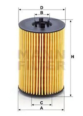 Ölfilter Filtereinsatz HU 7020 z MANN-FILTER für AUDI MAN SEAT SKODA VW
