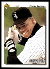 Frank Thomas 1992 Upper Deck #166 White Sox MLB READ FREE SHIPPING AutographDen