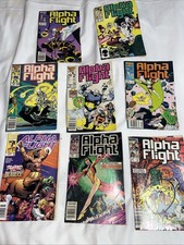Alpha Flight Comic Books 11,19,24,35,36,42,47,51