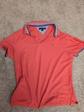 Tommy Hilfiger Peach Mens Polo Mens Large