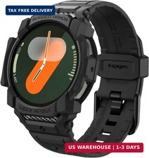 for Samsung Galaxy Watch 7 40mm Band with Case 2024 Rugged Armor Pro