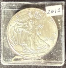 2012 American Silver Eagle Walking Liberty 1 oz Dollar Coin