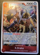 X.Drake OP14-016 Foil Rare The Azure Sea's Seven One Piece Card Game