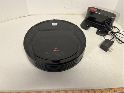Lefant Robot Vacuum Cleaner, Slim, M201, Black, W/ Charger Docking Station Cord