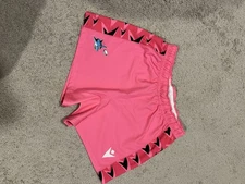 MLR Miami Sharks Player Issued Away Shorts by Macron Size M