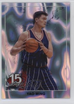2025 Leaf 15th Anniversary National Convention 1990 Silver Lava /15 Yao Ming 4z8