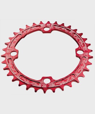 Race Face Narrow Wide Chainring - 104mm BCD, Red Aluminum For Mountain Bikes